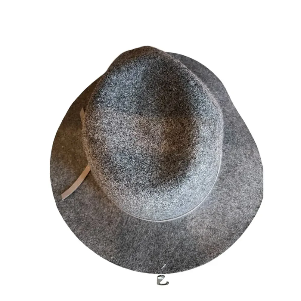 House of Harlow 1960 ladies wool cowboy hat fedora Gray